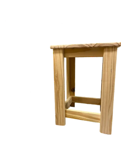 #114 Mesa Redonda Nordica 80cm + 2 Banquetas - tienda online