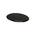 Tabla Oval Melamina Negra - comprar online