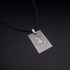 Imagen de Collar Signo Zodiacal en Placa Acero