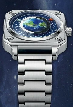 Imagen de ChronoCosmos: Reloj astronómico en acero