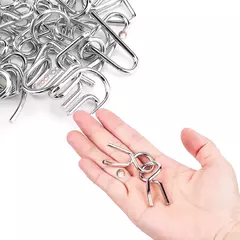 Set de 20 rompecabezas 3D metálicos - comprar online