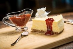 Fatia de Cheesecake de Amoras - 150 gr - comprar online