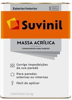 MASSA ACRÍLICA BRANCA 18 L/ 27 KG SUVINIL