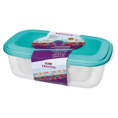 CONJ. 3 POTES RETANGULARES 4,5 L SANREMO
