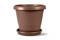 VASO TERRACOTA REDONDO 04 - 41X51CM - 46L - COR TABACO - NUTRIPLAN