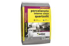 ARGAMASSA PARA PORCELANATO INTERNO CINZA 20 KG QUARTZOLIT