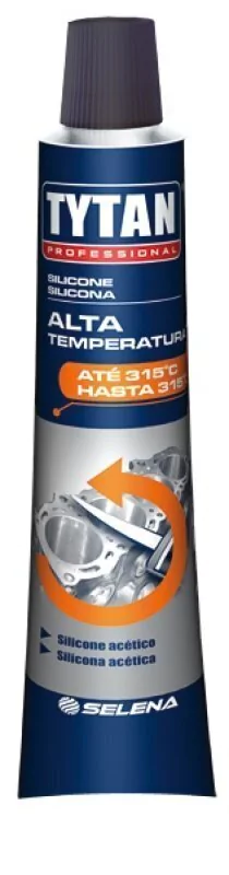 SILICONE 50GR PRETO ALTA TEMPERATURA- TYTAN