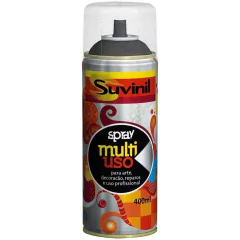 SPRAY PRETO FOSCO 400ML SUVINIL