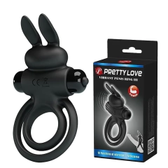 Anel Peniano Pretty Love Vibrating Penis Ring Ill - 10 funções