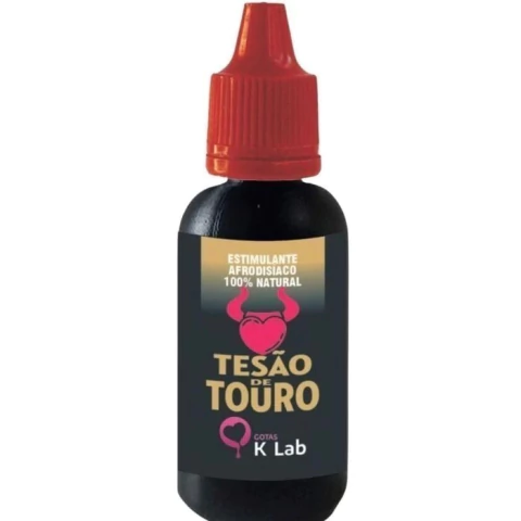 TESÃO DE TOURO ESTIMULANTE AFRODISÍACO NATURAL 20ML K-LAB REF 1242