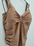 Enteriza Taza Soft con frunce modelador en laterales en Beige - tienda online