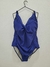 Enteriza taza soft reforzada con breteles anchos regulables en Azul