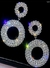 Par de brincos em strass - loja online