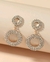 Par de brincos em strass - Cantinho da Day