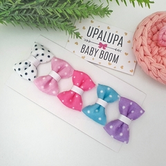 Lacinho de bebê poá (4cm) - comprar online