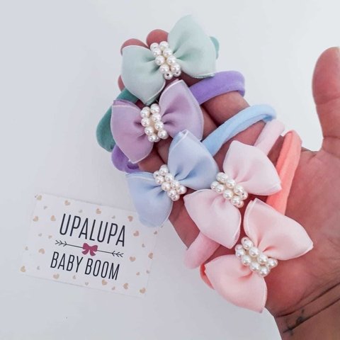 Laço toque de algodão (4cm) - comprar online