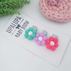 Lacinho de bebê florzinha (3.5cm) - comprar online