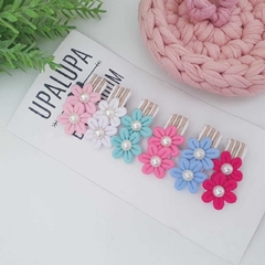 Lacinho de bebê flores do campo (3cm) - comprar online