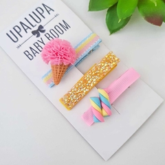 Hair clip de sorvetinho