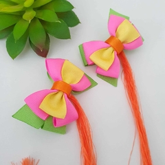 Par de laço de verão gigi (7cm)