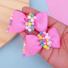 Laço candy amora (7cm)