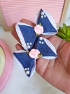 Par de laço florata (7cm)