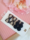kit parzinho elegante preto (4.5cm)
