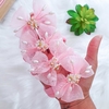 faixa rosa com pedraria