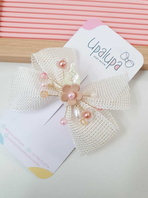 Laço isa nude (10cm)