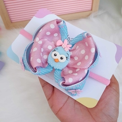Laço galinha pintadinha candy (9cm)