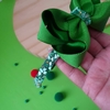 Tiara verde cristal