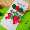 Hair clip de natal