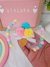 Laço bella sorvetinho (10cm)