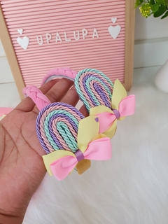 Tiara trançada de sorvete na internet