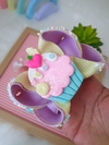 Laço cupcake (10cm)