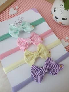 Laço candy lia chevron (6cm) - Laços Upalupa