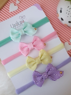 Laço candy lia chevron (6cm) na internet