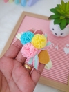 Faixa sorvete pompom (6cm)