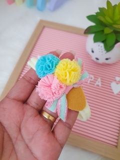 Faixa sorvete pompom (6cm)