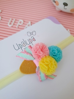 Faixa sorvete pompom (6cm) - comprar online