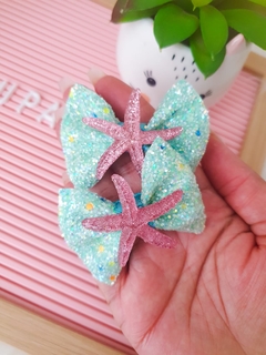 Par de laço sereia (6cm) - comprar online