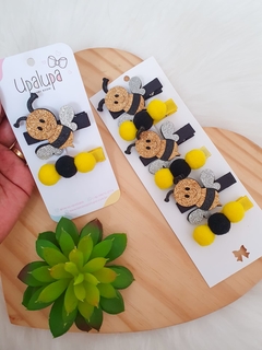 Hair clip favo de mel