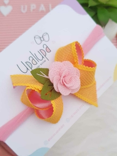 Faixa amarela maribel (7cm) - comprar online
