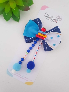 Laço escolar com nome (8cm) - comprar online