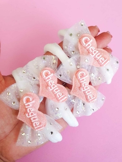 Faixa de tule cheguei - 6cm