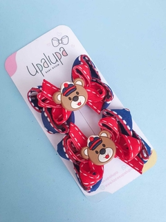 Laço ursinho marinheiro - 6cm - comprar online