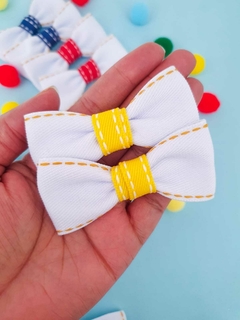 Laço escolar liso - 8cm - Laços Upalupa