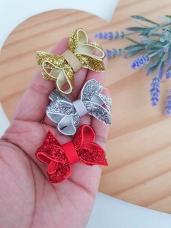 LAÇO GLITER DOCE BRILHO (4CM) - Laços Upalupa