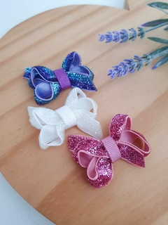 Imagem do LAÇO GLITER DOCE BRILHO (4CM)