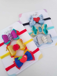 Imagem do Kit princesas mês-versário tamanho médio ( 7 cm )